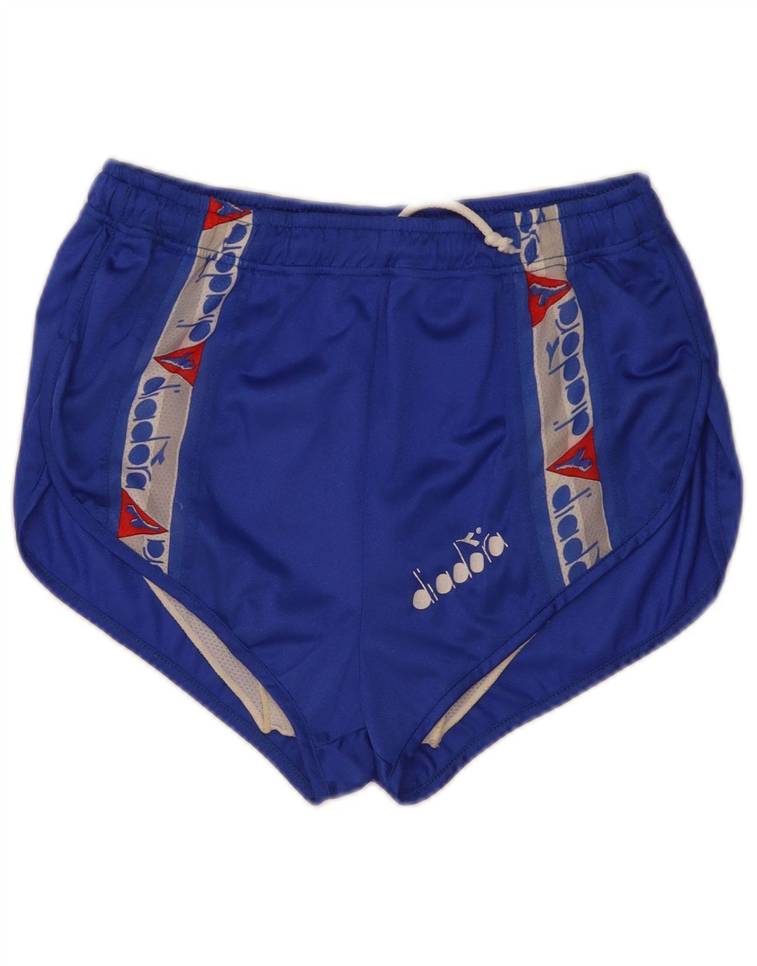 Diadora Herren-Badeshorts mit Grafik, mittelblaues Colourblock-Polyamid