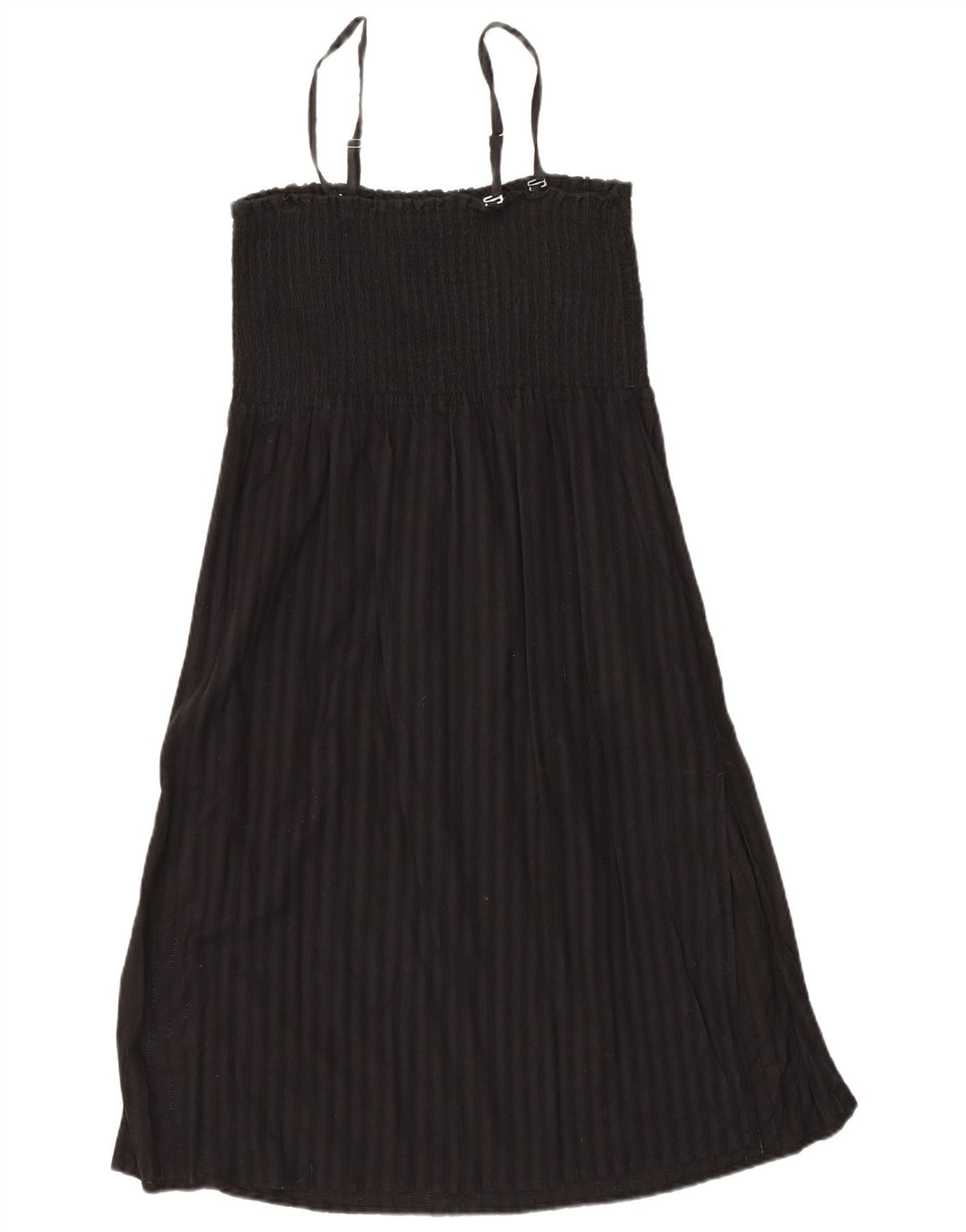 Marks & Spencer Damen-Sommerkleid, UK 46, groß, schwarz gestreift, Baumwolle