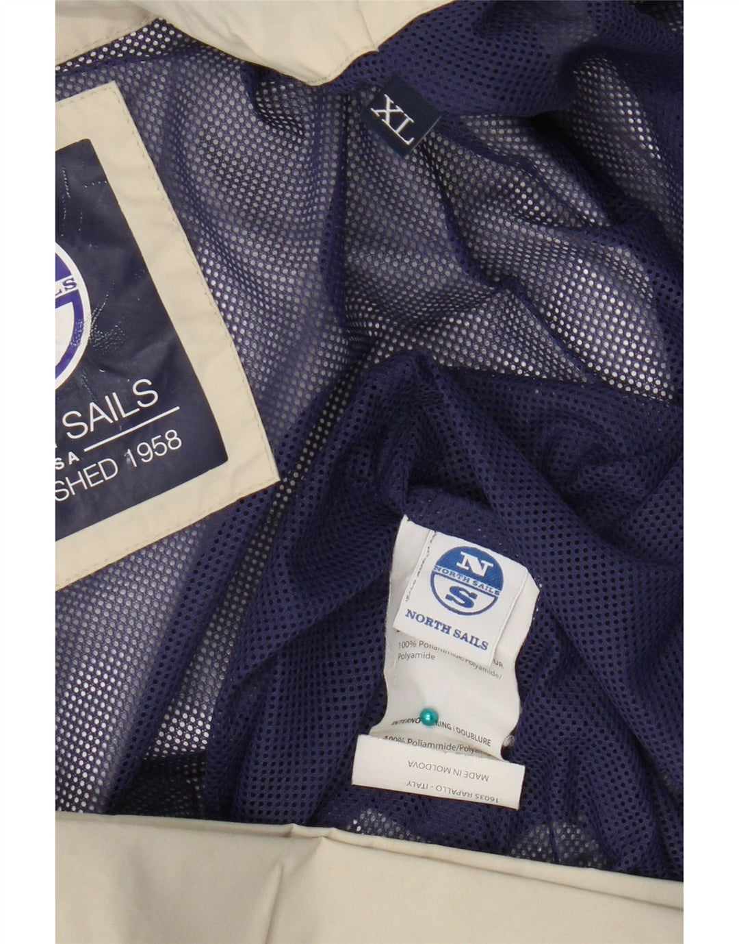 North Sails Damen Bomberjacke UK 18 XL Beige Polyamid
