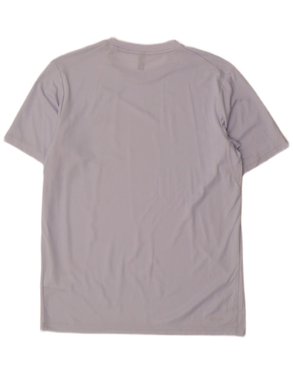Adidas Mens T-Shirt Top Medium Grey Polyester