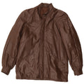 Vintage Herren Lederjacke IT 48 Mittelbraunes Leder