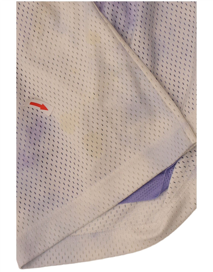 Nike Damen Sportshorts UK 20 2XL Weißes Batik-Polyester