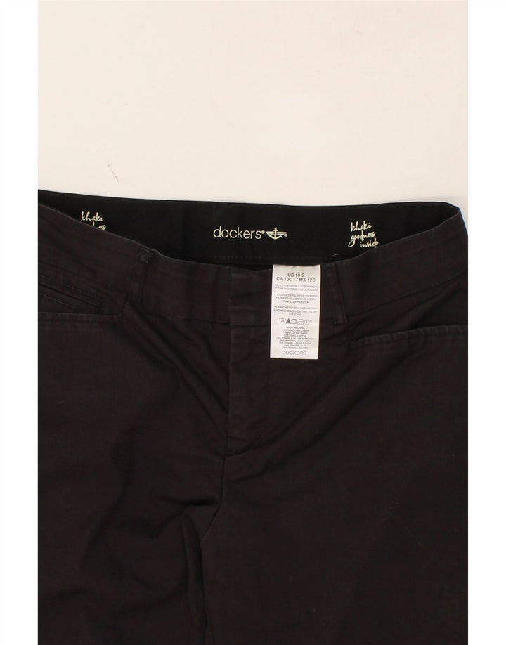 DOCKERS Womens Khakis Bootcut Casual Trousers US 10 Large W33 L29 Black Vintage Dockers and Second-Hand Dockers from Messina Hembry 