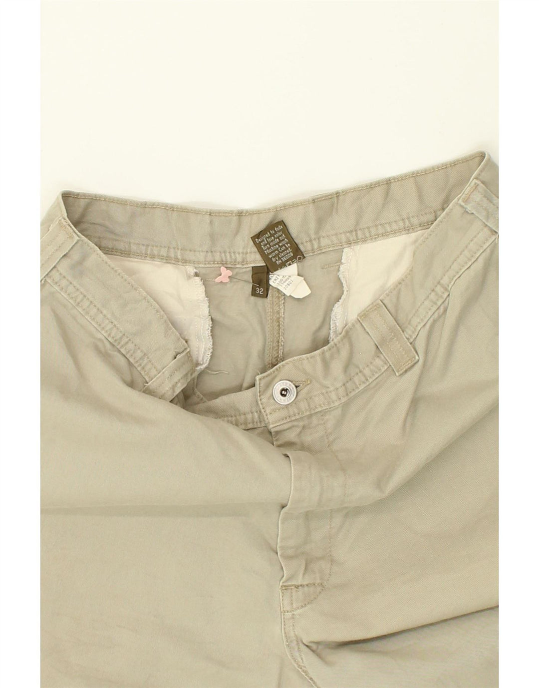CALVIN KLEIN Herren Chinoshorts W32 Mittelbeige Baumwolle
