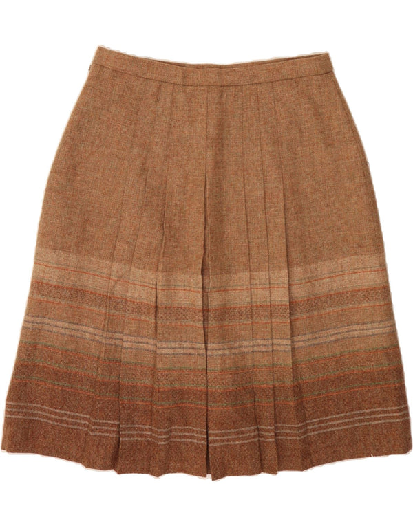 THE EDINBURGH WOOLEN MILL Damen Faltenrock UK 22 3XL W38 Braun