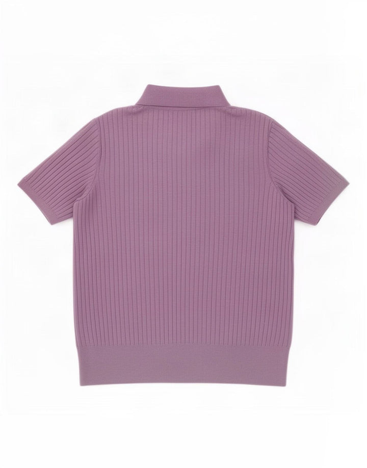 Marks & Spencer Damen-Cardigan mit kurzen Ärmeln, Gr. 14, Mittelviolett