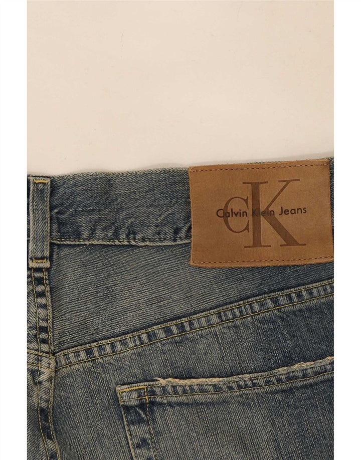 Calvin Klein Herren Straight Jeans W32 L33 Blau