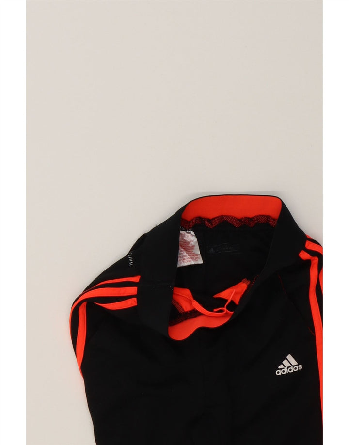 ADIDAS Girls Climalite Tracksuit Trousers 9-10 Years  Black Polyester Vintage Adidas and Second-Hand Adidas from Messina Hembry 