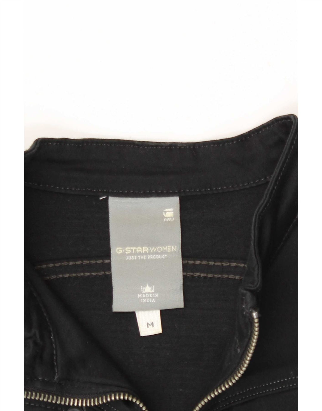 G-Star Damen Langarm-Basic-Kleid UK 12 Mittelschwarze Baumwolle
