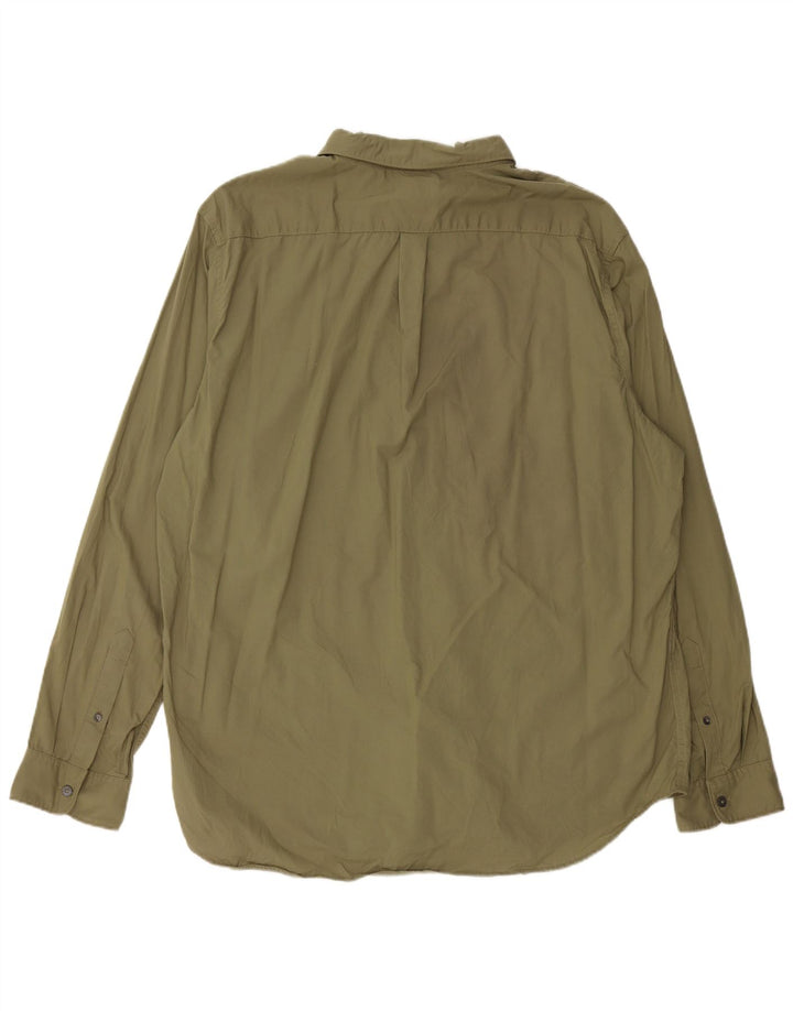 Timberland Herren Regular Fit Hemd 2XL Khaki Baumwolle