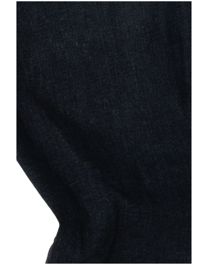 Topshop Damen Skinny Jeans W34 L28 Marineblaue Baumwolle