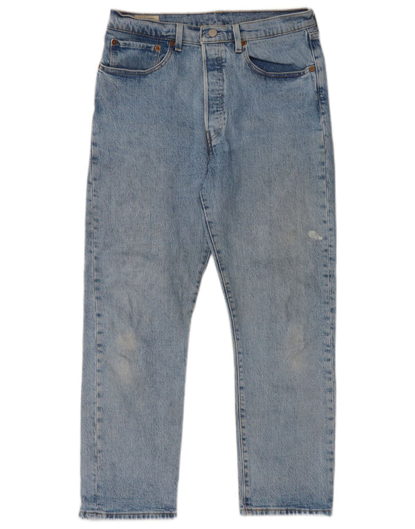Levi's Herren 501 Straight Jeans W31 L26 Blaue Baumwolle