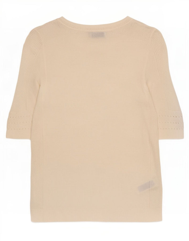 Marks & Spencer Damen-Pullover mit U-Boot-Ausschnitt, Größe S, gebrochenes Weiß