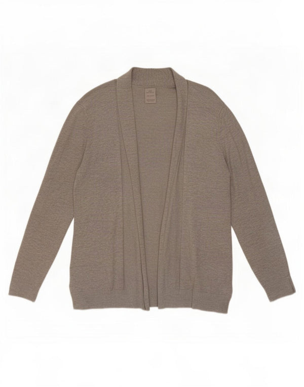 Offener Strickjackenpullover für Mädchen von Zara, 13–14 Jahre, graue Viskose