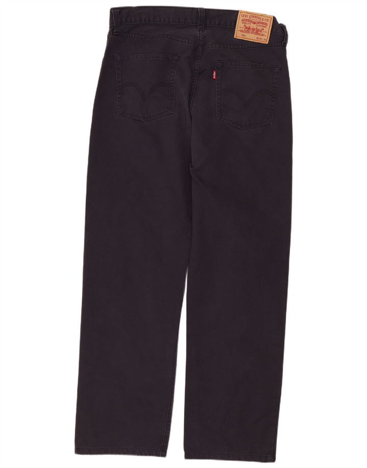 Levi's Herren 751 Straight Jeans W33 L29 Marineblau Baumwolle