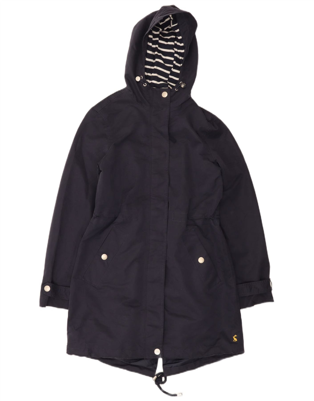 Joules Damen-Regenmantel mit Kapuze, Größe S, Marineblau, Polyester