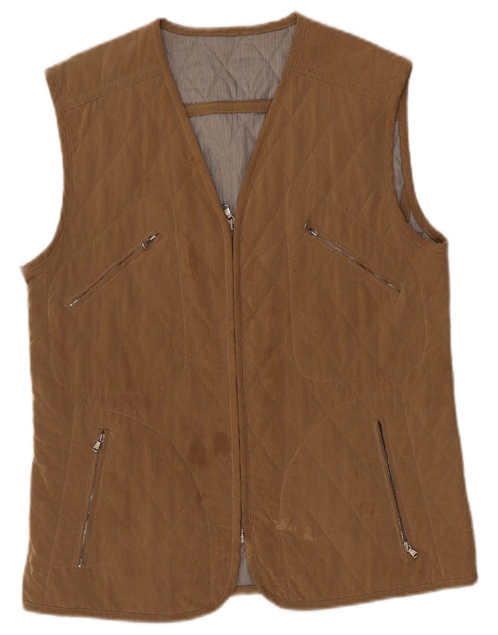 Allegri Damen Steppweste UK 14 Medium Beige