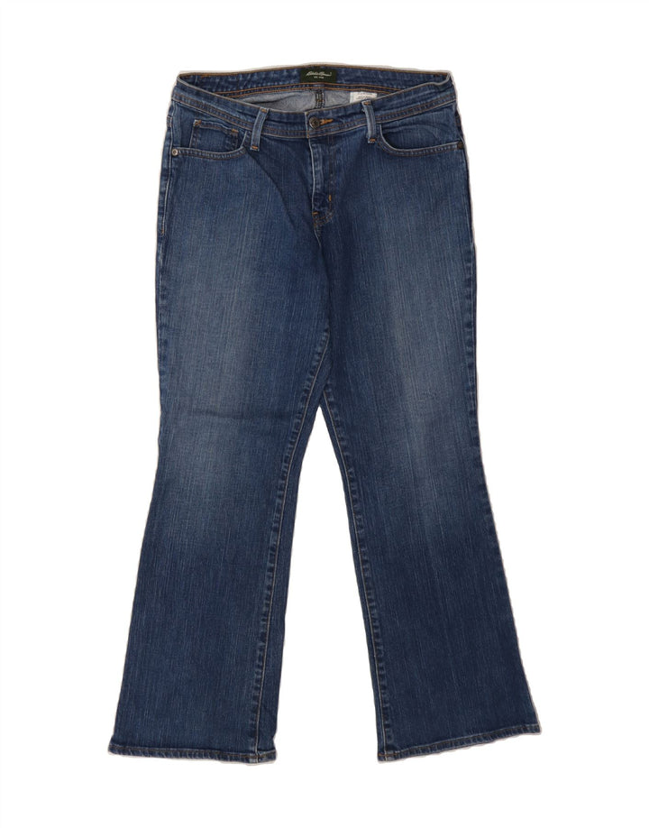 EDDIE BAUER Womens Bootcut Jeans US 10 Large W30 L29 Blue Cotton Vintage Eddie Bauer and Second-Hand Eddie Bauer from Messina Hembry 
