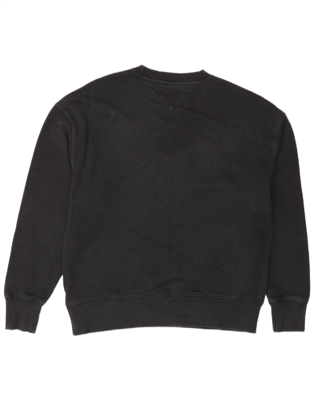 Tommy Hilfiger Herren-Sweatshirt mit Grafik, Größe S, Schwarz, Farbblock