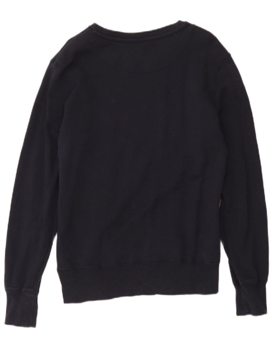 Nike Damen Grafik-Sweatshirt-Pullover UK 14 Mittelmarineblaue Baumwolle