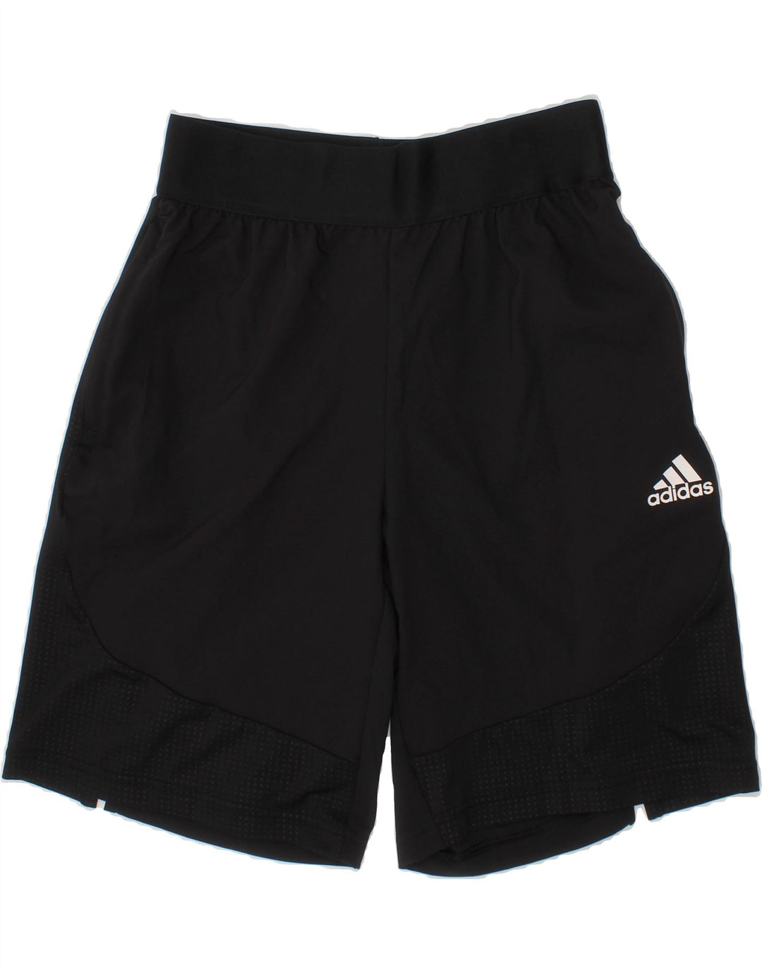 ADIDAS Girls Sport Shorts 11-12 Years  Black Polyester Vintage Adidas and Second-Hand Adidas from Messina Hembry 