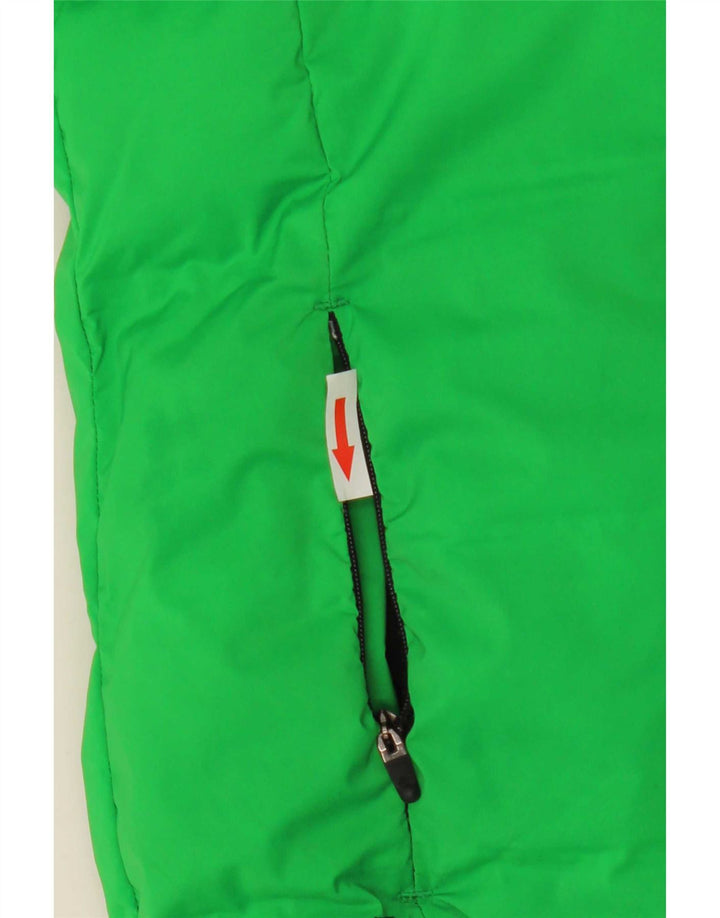 Superdry Wattierte Damenjacke mit Kapuze, UK 8, Größe S, Grün, Polyester
