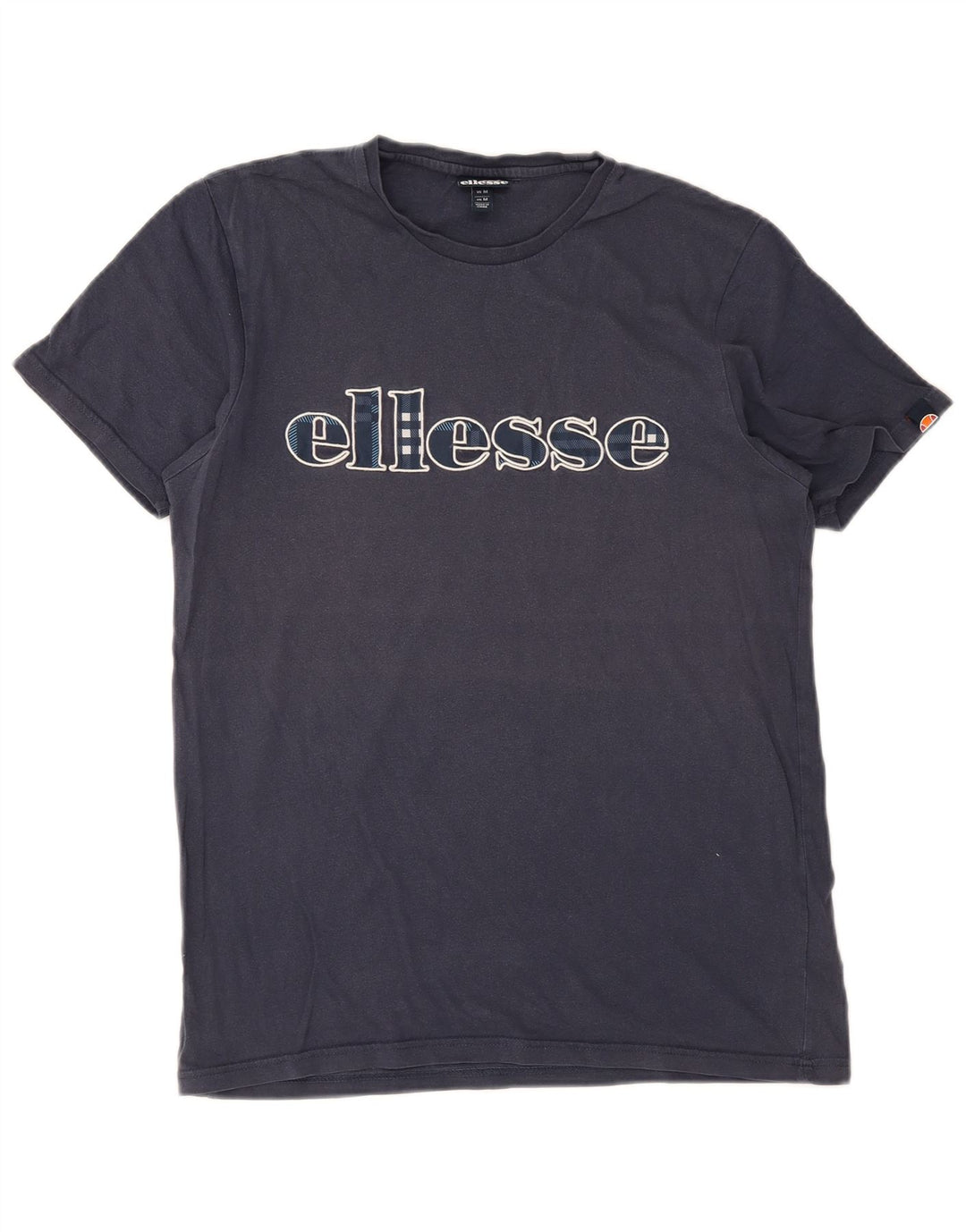Ellesse Herren-T-Shirt mit Grafik, mittlere marineblaue Baumwolle