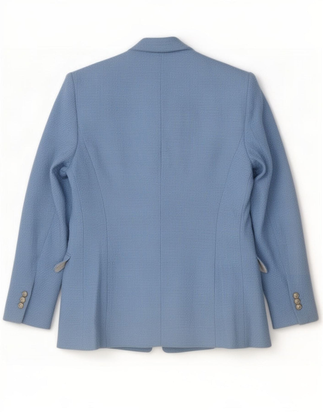 Offene Blazerjacke für Damen von Zara, Gr. 10, Größe S, Blau, Baumwolle
