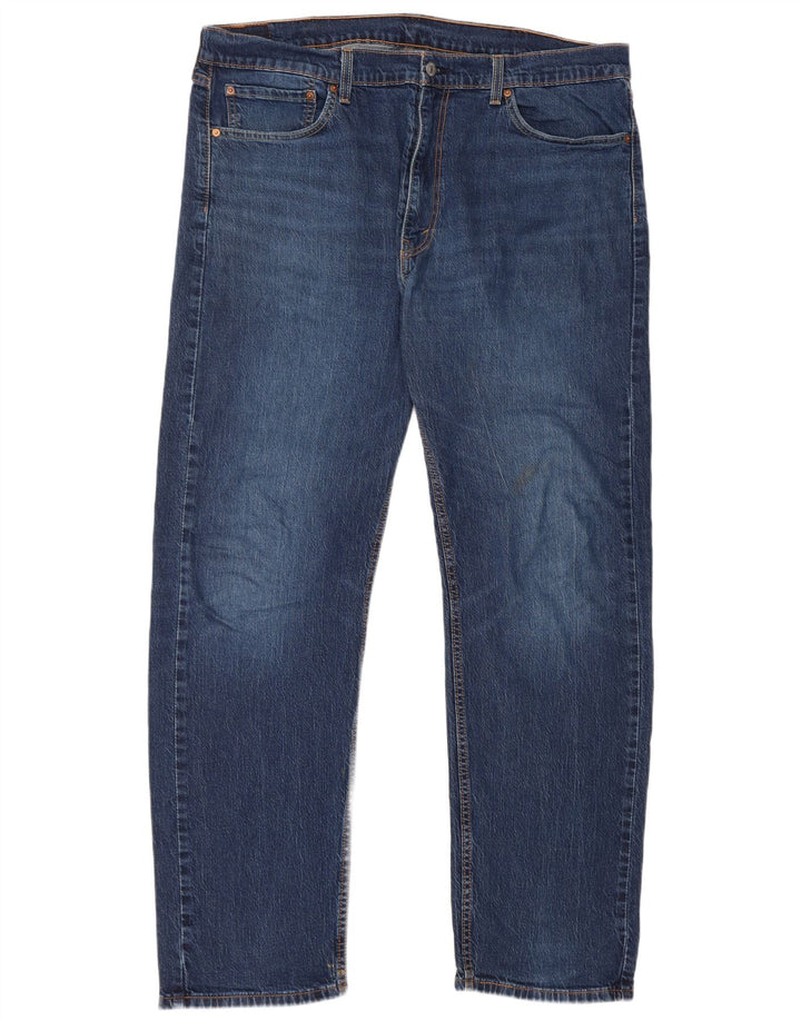 Levi's Herren 505 Straight Jeans W40 L22 Blaue Baumwolle