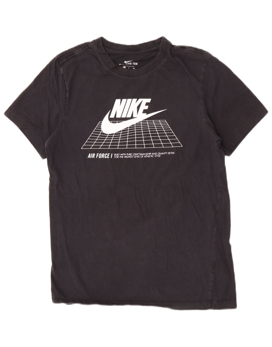 Nike Herren-T-Shirt mit Grafik, Größe S, schwarze Baumwolle