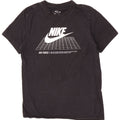 Nike Herren-T-Shirt mit Grafik, Größe S, schwarze Baumwolle