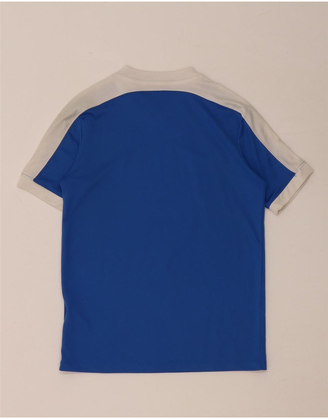 NIKE Dri Fit T-Shirt-Oberteil für Jungen, 10–11 Jahre, Mittelblau, Farbblock