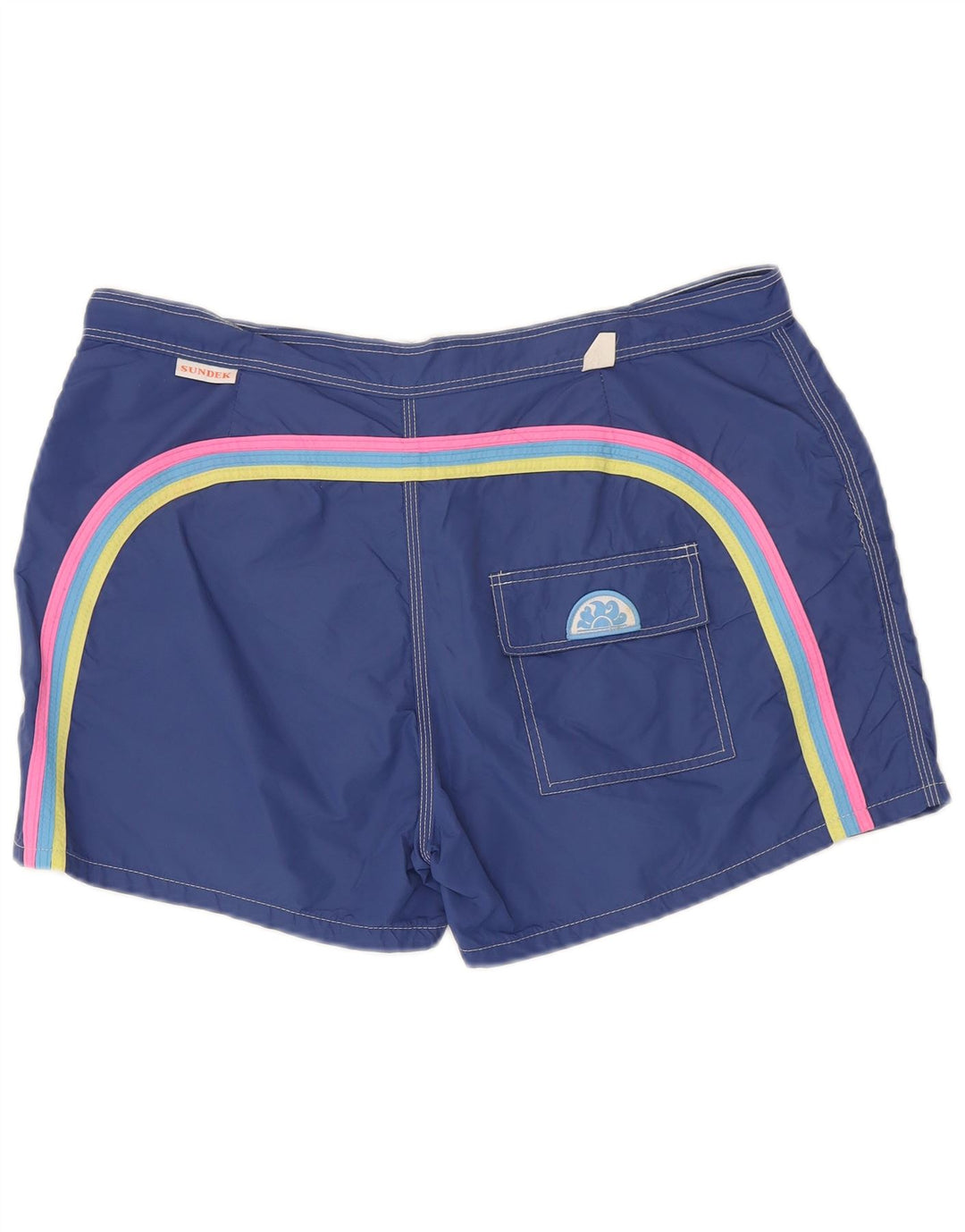 Sundek Herren Badeshorts XL Marineblaues Nylon
