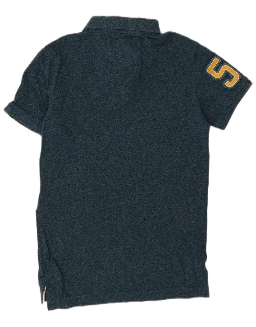 Superdry Herren-Poloshirt mit Grafik, Größe S, Blau, Baumwolle