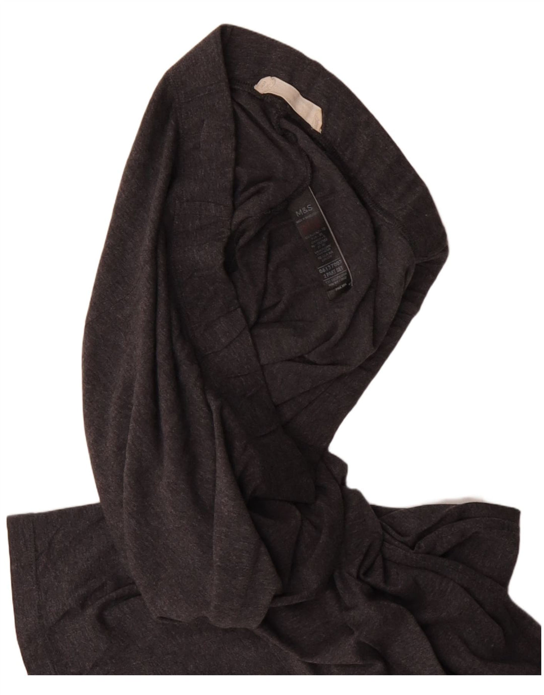 MARKS & SPENCER Damen Trainingshose UK 10 Small Grau Baumwolle