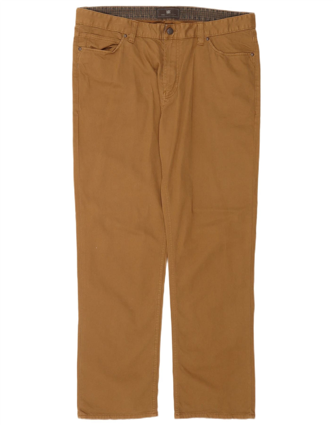 Marks & Spencer Herren-Freizeithose, normal, W36, L31, braun, Baumwolle