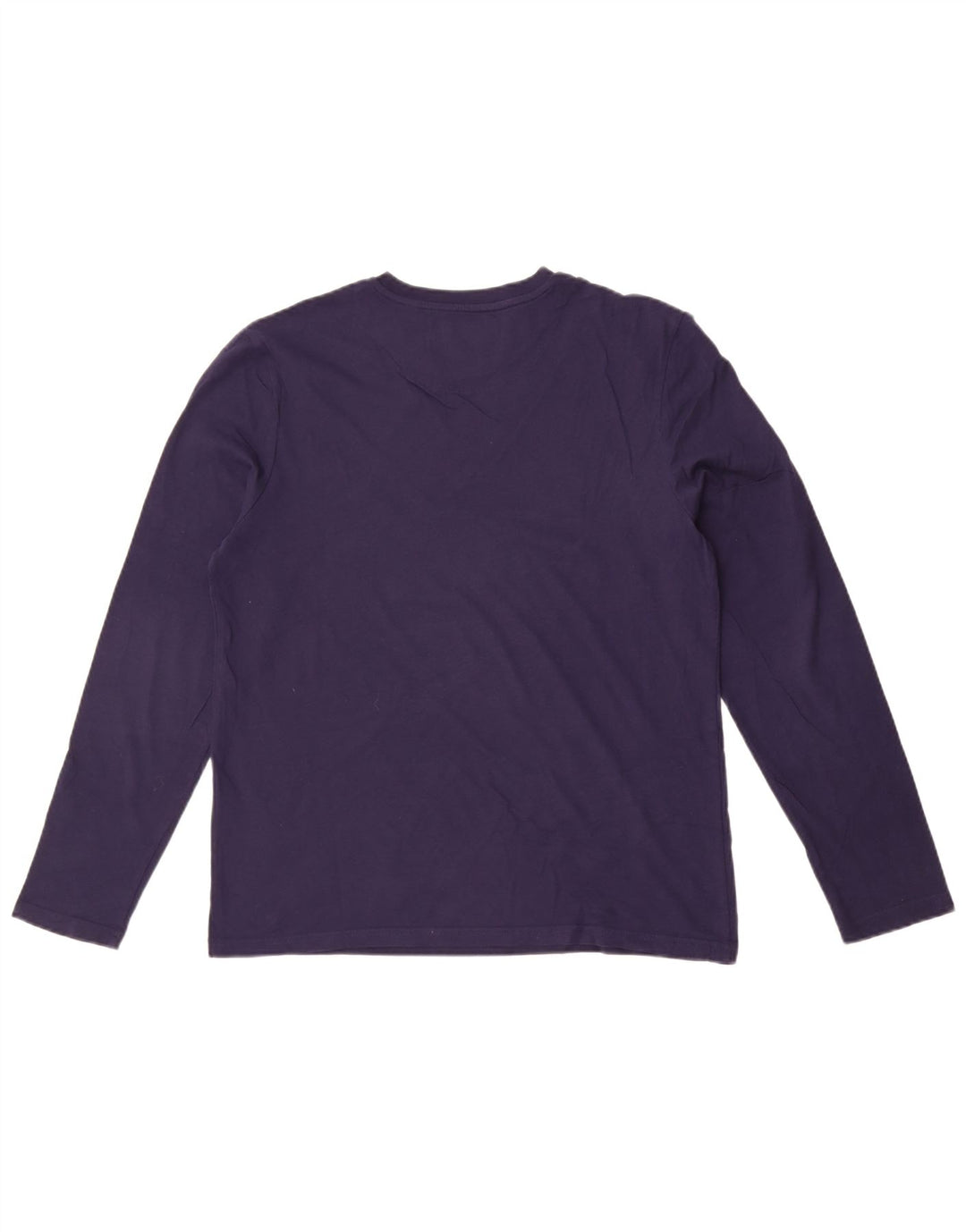 Lyle & Scott Herren-Oberteil aus Baumwolle, langärmelig, mittelmarineblau