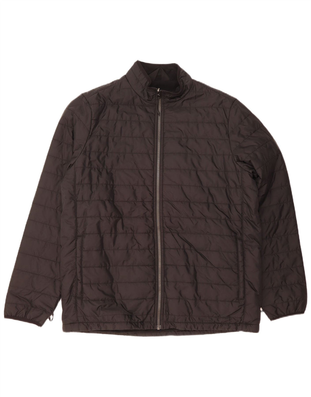 Marks & Spencer Herren gefütterte Liner-Jacke UK 42 XL Schwarz Polyamid