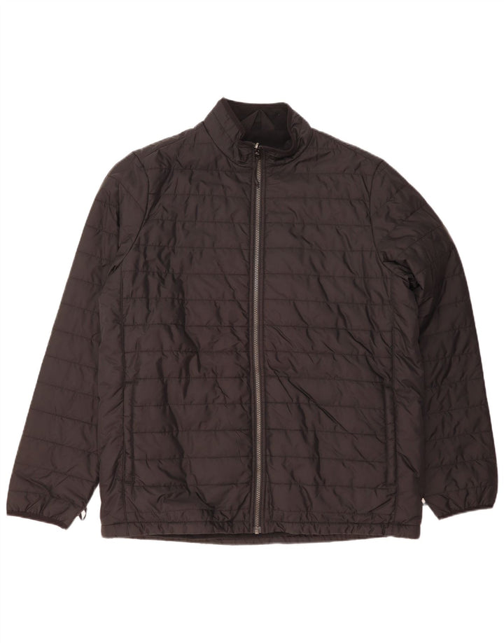 Marks & Spencer Herren gefütterte Liner-Jacke UK 42 XL Schwarz Polyamid