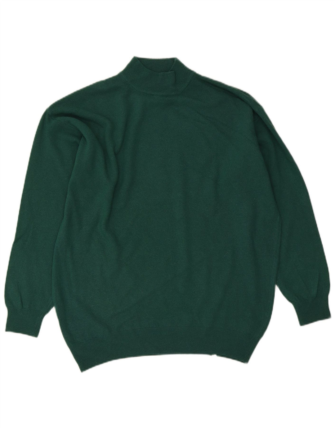 Sisley Herren-Pullover mit Rollkragen, Größe L, Grün