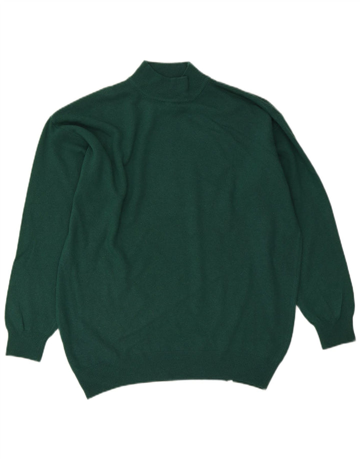 Sisley Herren-Pullover mit Rollkragen, Größe L, Grün