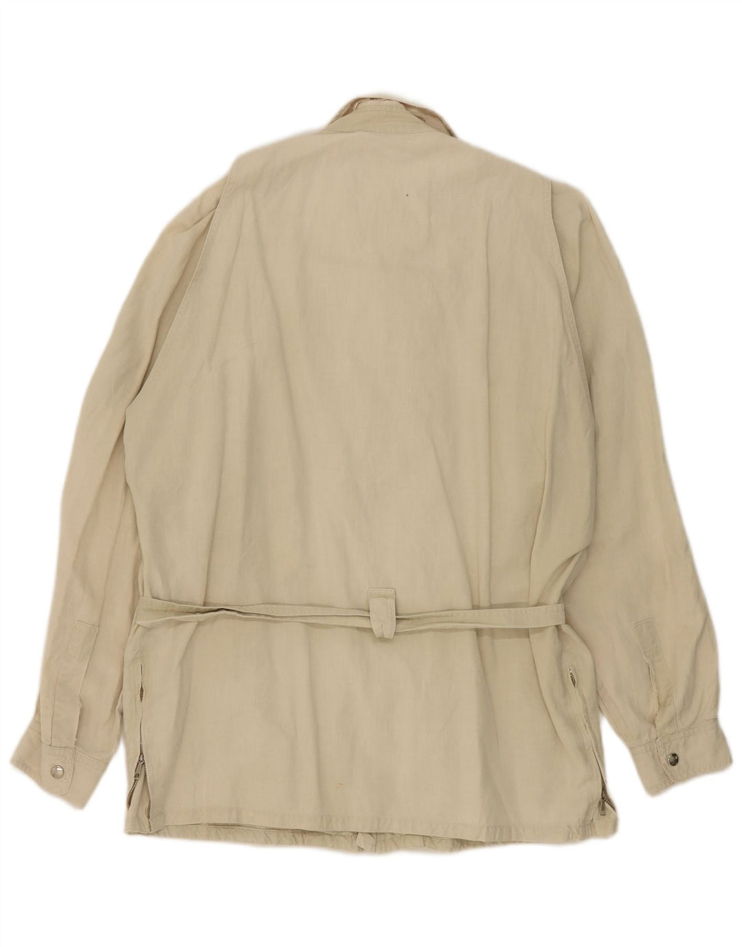 Vintage Damen Utility-Jacke UK 16 Large Beige