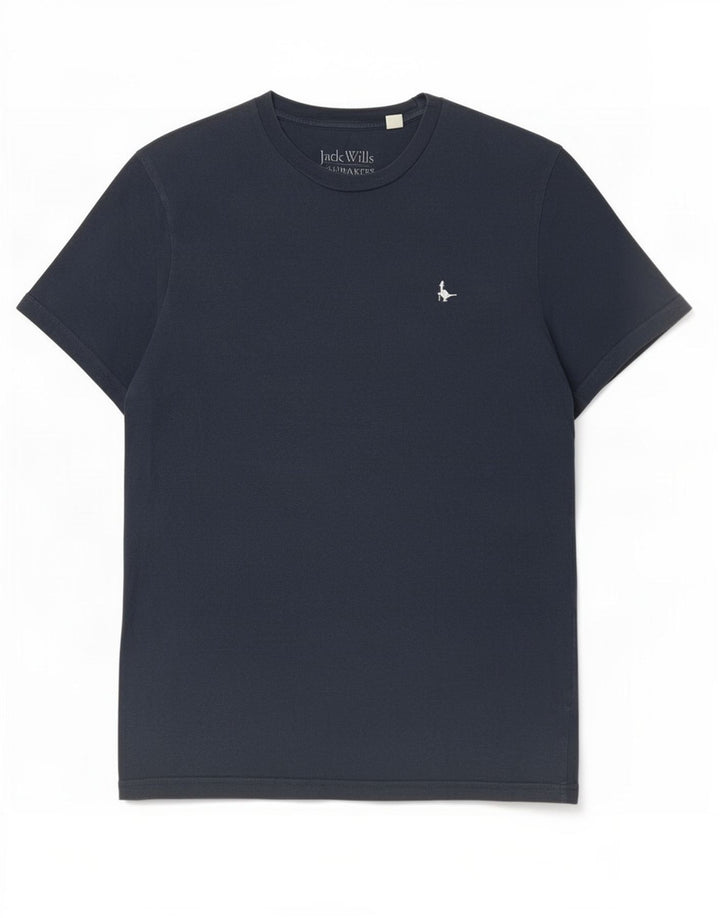 Jack Wills Herren-T-Shirt aus Baumwolle, Größe S, Marineblau