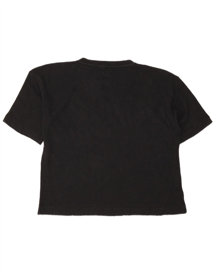 Zara Herren T-Shirt mit Grafik, Größe L, Schwarz