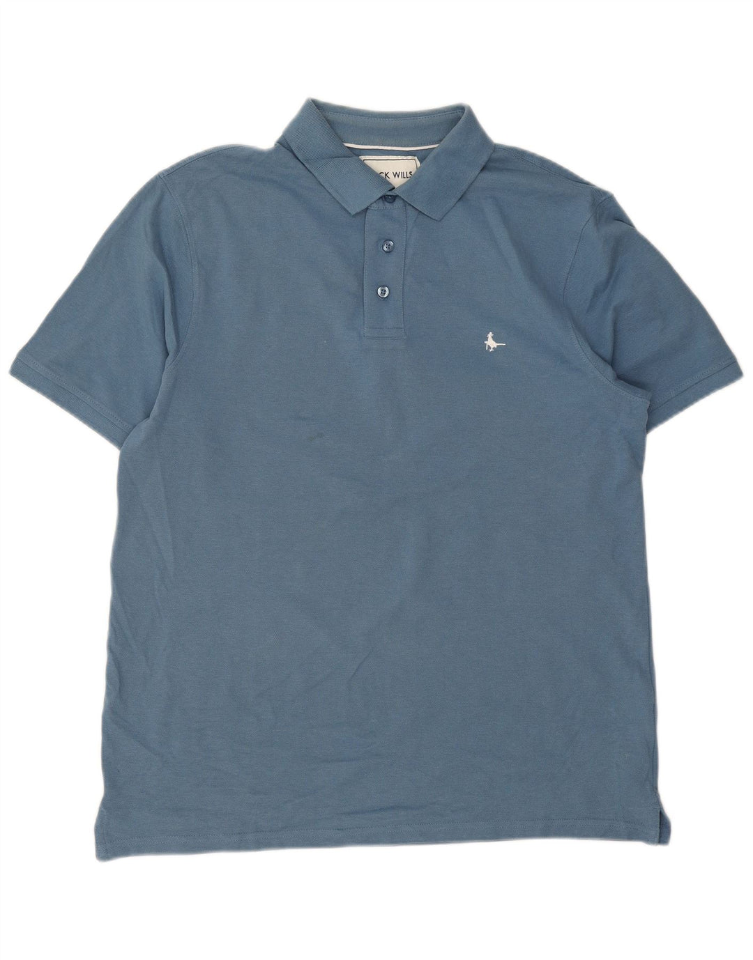 Jack Wills Herren-Poloshirt, große blaue Baumwolle