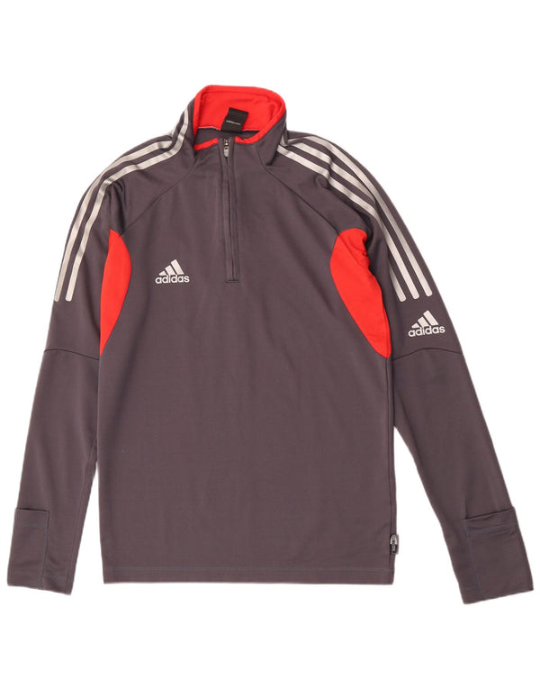 Adidas Herren Climacool Pullover Trainingsanzug Top UK 36/38 Small Grau