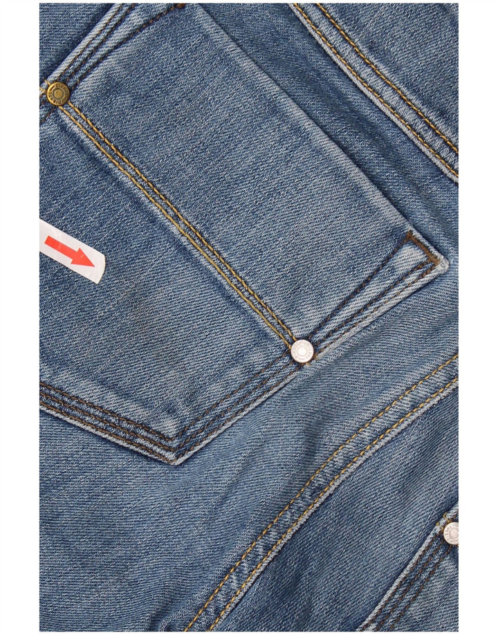 DIESEL Damen Reckfly Straight Jeans W29 L32 Blaue Baumwolle