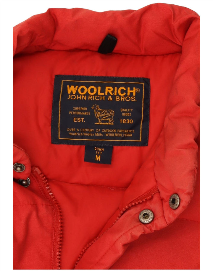 WOOLRICH Wattierte Herrenweste UK 38 Mittelrot