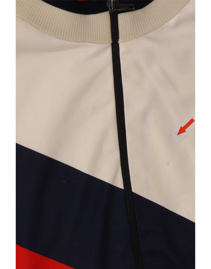 Umbro Herren Cagliari 1990–1991 Trainingsanzug-Oberteil, Jacke, Größe L, Marineblau
