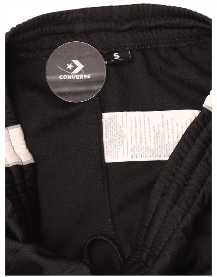 Converse Damen-Trainingshose, Größe S, Größe S, Schwarz, Colourblock-Polyester